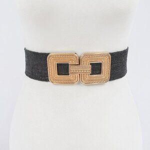 Metal Buckle Stretch Belt